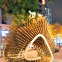 'Harvest Wave' Exhibition for the Sukkahville Design Competition (2) 'Harvest Wave' Exhibition for the Sukkahville Design Competition (2) Courtesy of Andrew McGregor, Robert Miller, Raymond Bourraine, Teresa Cacho