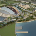 In Progress: Singapore Sports Hub / Arup (8) Aerial North West © Singapore Sports Hub, Oaker