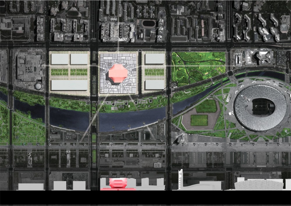 National Art Museum of China competition entry / OMA