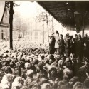 100 years under the Dome : 1912-2012 at Galeries Lafayette in Paris, France (4) Edith Piaf, 1951, © Archives Galeries Lafayette