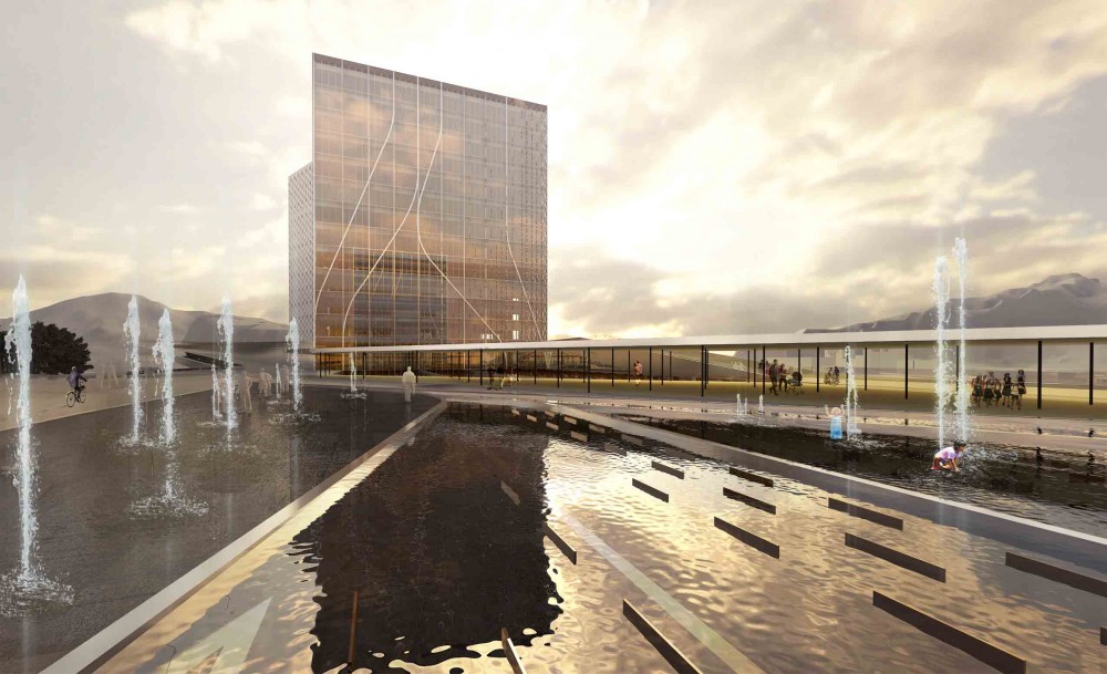 Keelung New Harbor Service Building Competition Entry / ACDF Architecture