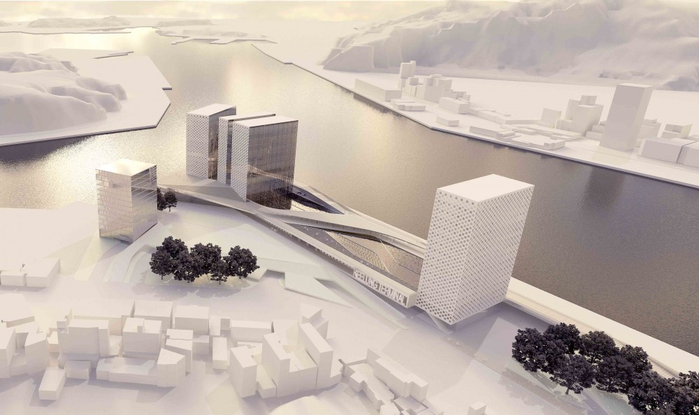Keelung New Harbor Service Building Competition Entry / ACDF Architecture