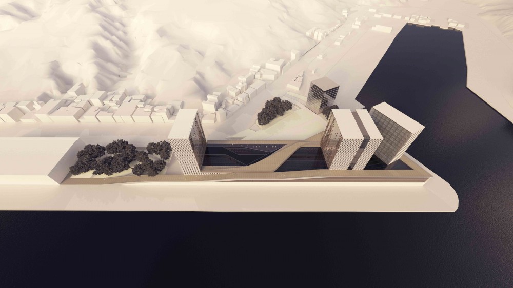 Keelung New Harbor Service Building Competition Entry / ACDF Architecture