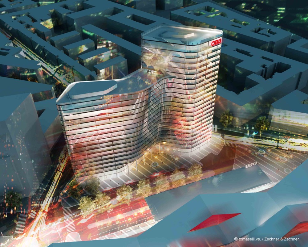 ÖBB Corporate Headquarters Groundbreaking / Zechner & Zechner