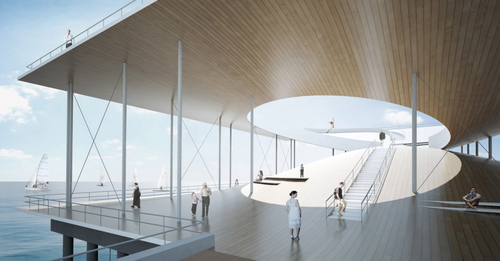 New Landmark for the Faliron Pier Competition Entry / Simos Vamvakidis Studio