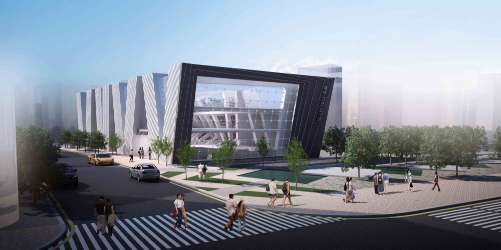 Daegu Gosan Public Library Competition Entry / TheeAe LTD