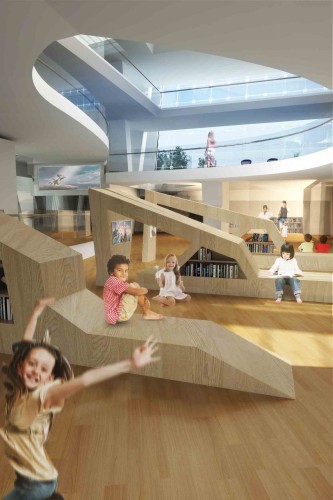 Daegu Gosan Public Library Competition Entry (6)