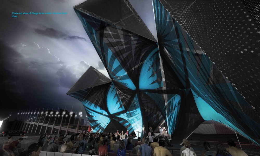SCI-Arc Graduation Pavilion Competition Library Exhibition