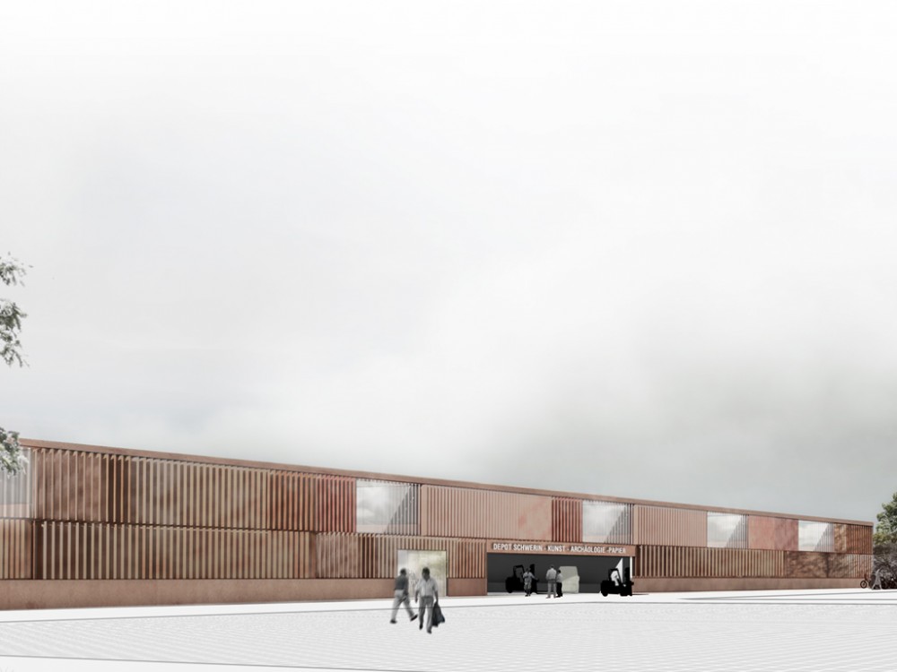 New Building of Depot and Workshops + State Museum Winning Proposal / Scheidt Kasprusch Architekten