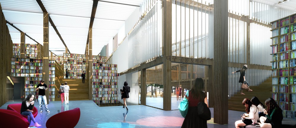 Daegu Gosan Public Library Competition Entry / MenoMenoPiu Architects