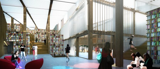 THE FRAME - Daegu Gosan Public Library / MenoMenoPiu Architects (1)