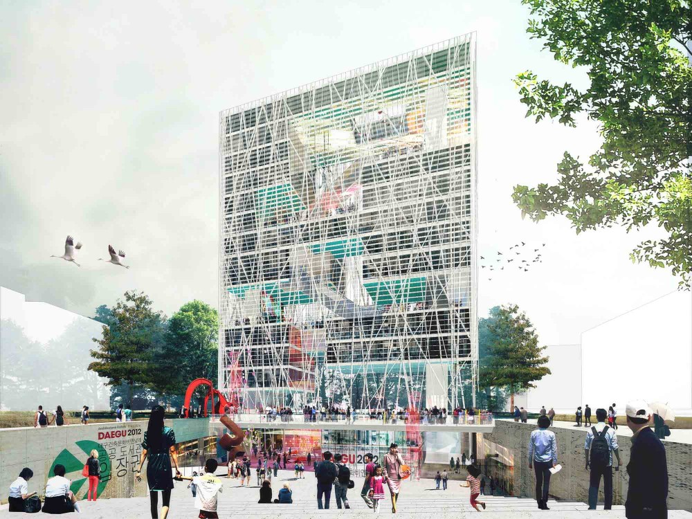 Daegu Gosan Public Library Competition Entry / STL Architects