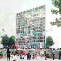 Daegu Gosan Public Library Competition Entry (2) Daegu Gosan Public Library Competition Entry (2) Courtesy of STL Architects
