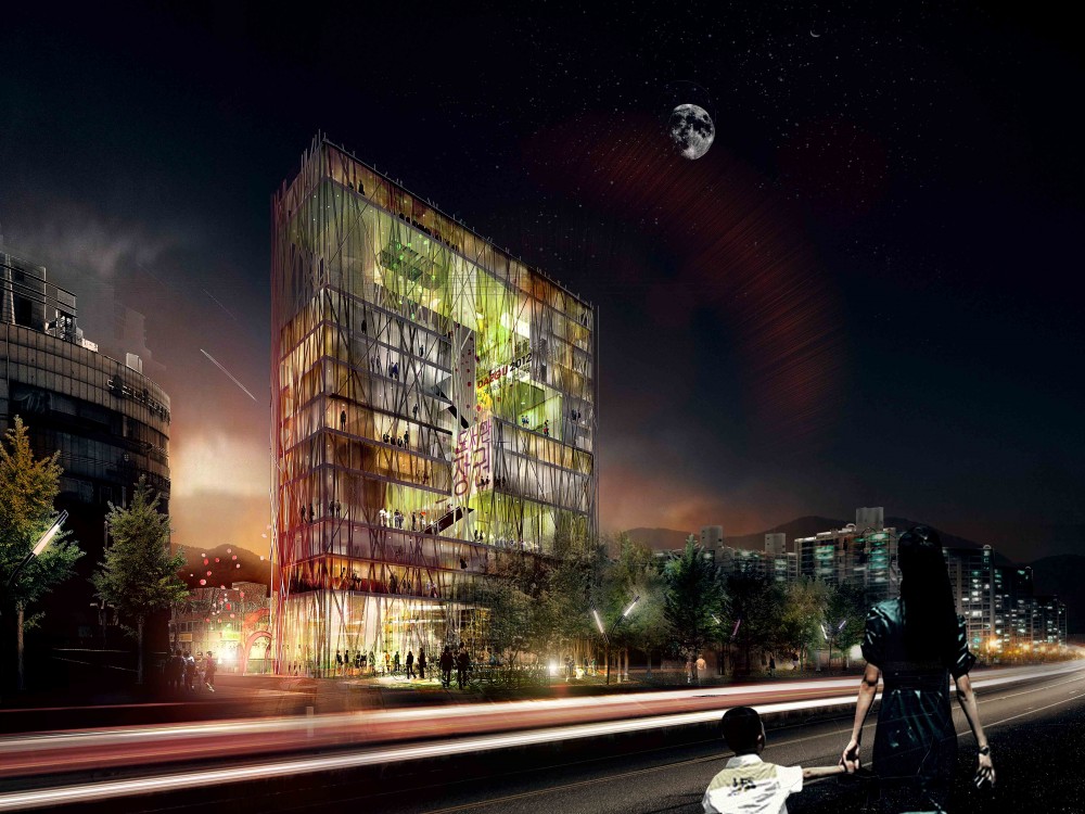 Daegu Gosan Public Library Competition Entry / STL Architects