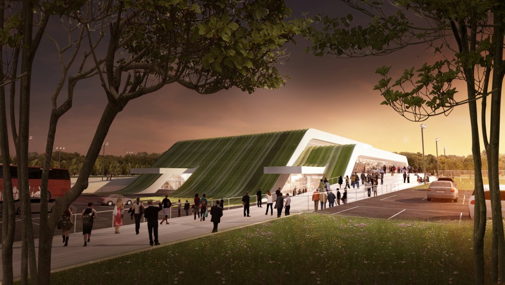 Multi-Purpose Sports Hall Competition Entry / MACA Estudio + Virai Arquitectos