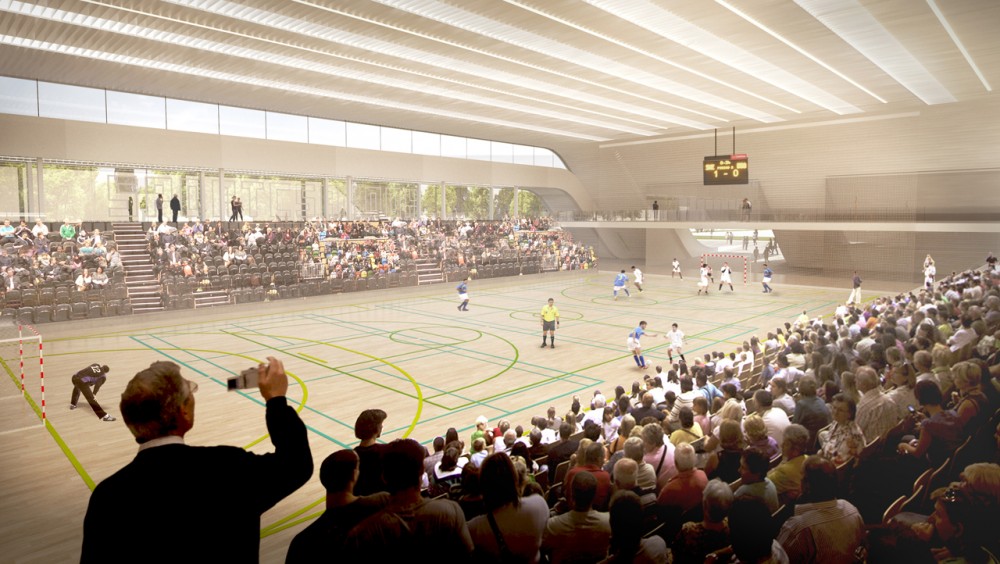 Multi-Purpose Sports Hall Competition Entry / MACA Estudio + Virai Arquitectos