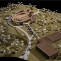 WORKac to design new Assembly Hall in Central Africa (7) Model © WORKac