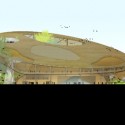 WORKac to design new Assembly Hall in Central Africa (9) Elevation © WORKac