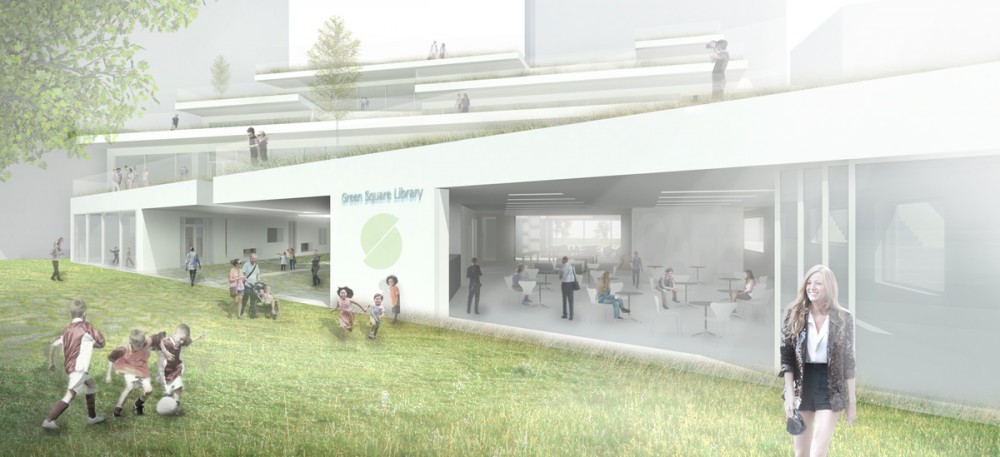 Green Square Library & Plaza Design Competition Entry / Hyunjoon Yoo Architects