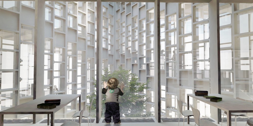 Daegu Gosan Public Library Second Prize Winning Proposal / studio SH