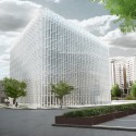 Daegu Gosan Public Library Second Prize Winning Proposal (1) Daegu Gosan Public Library Second Prize Winning Proposal (1) Courtesy of studio SH