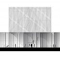 Daegu Gosan Public Library Competition Entry (13) elevation 02