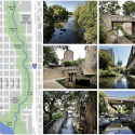 MVVA and Thomas Phifer to transform Austin's downtown with Waller Creek redesign  (5) Existing Waller Creek - Courtesy of Waller Creek Conservancy