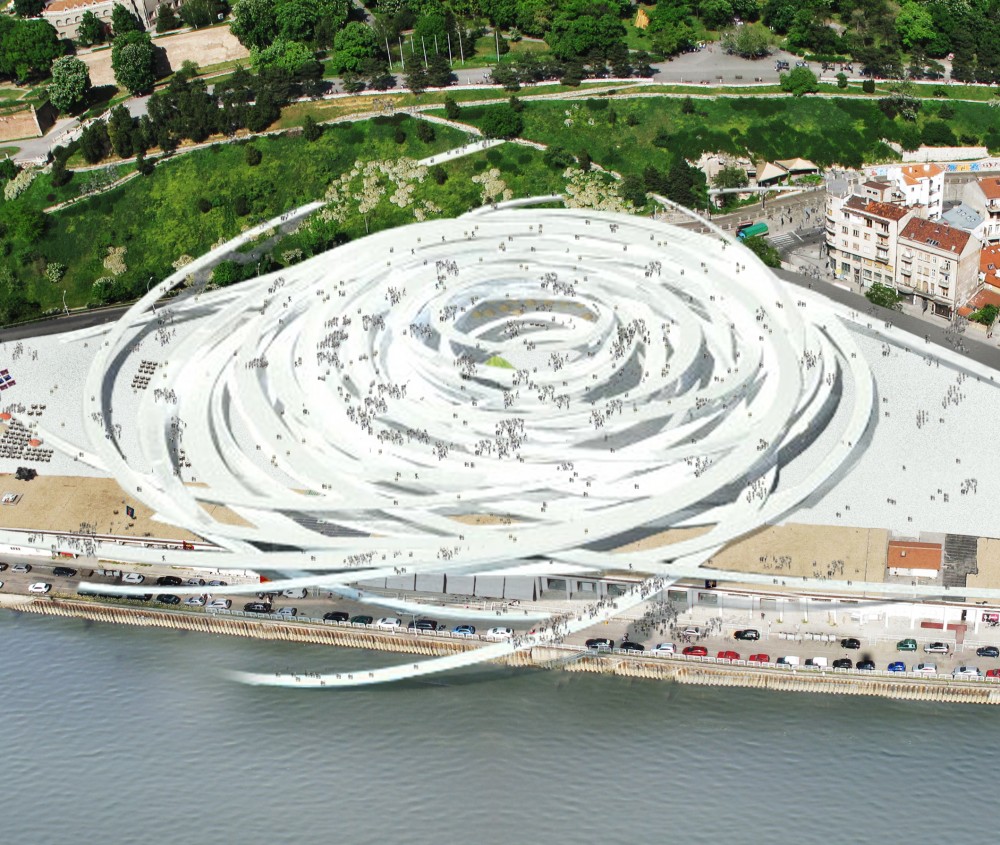Beton Hala Waterfront Center / Sou Fujimoto Architects