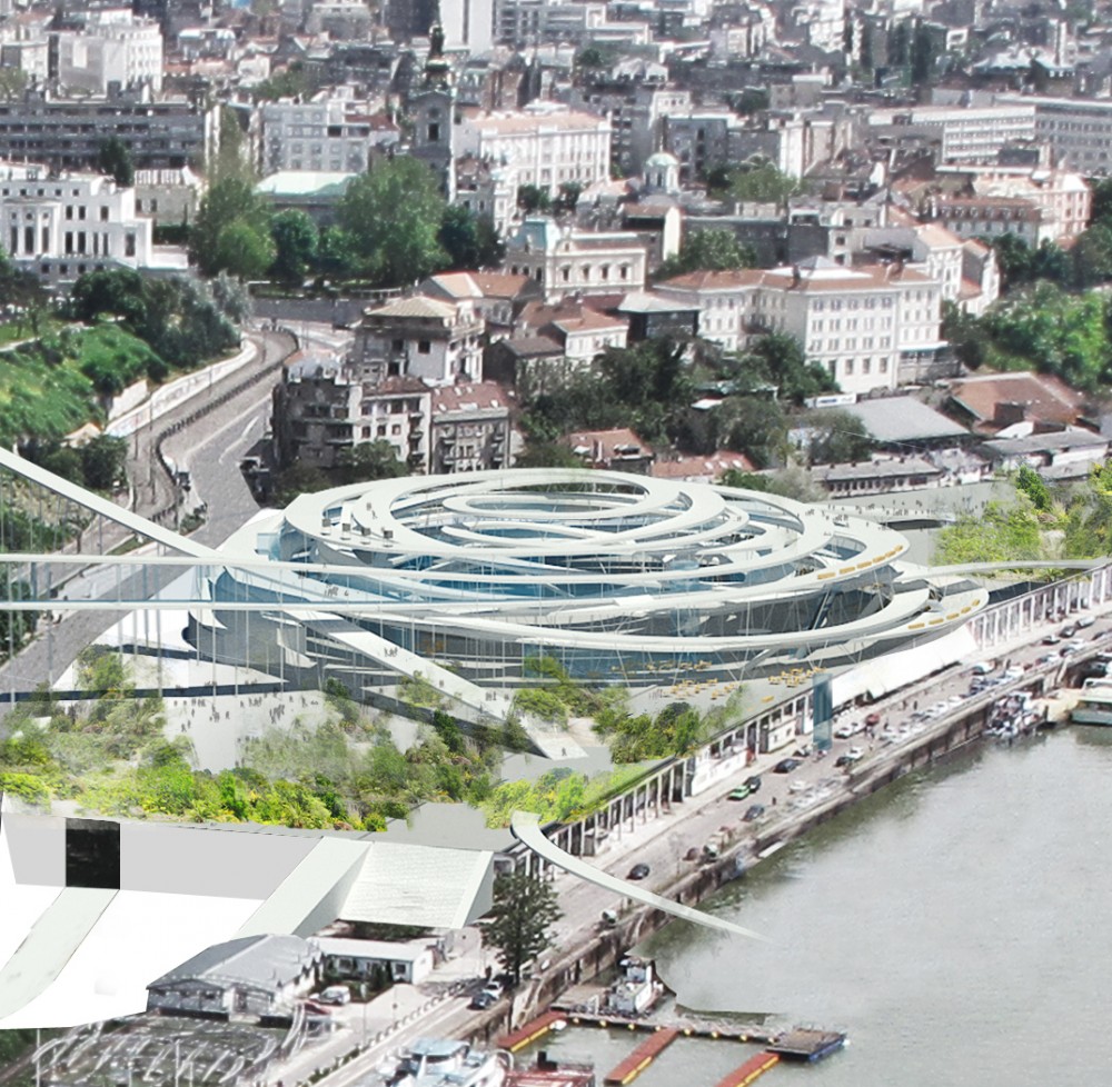 Beton Hala Waterfront Center / Sou Fujimoto Architects