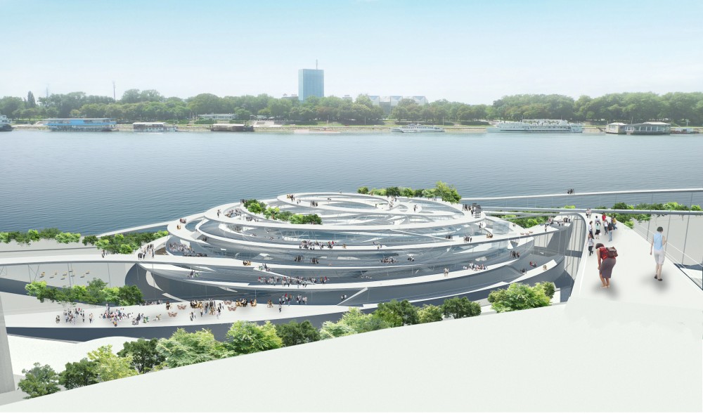 Cloud Waterfront Building