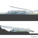 Beton Hala Waterfront Center / Sou Fujimoto Architects (14) Beton Hala Waterfront Center / Sou Fujimoto Architects (14) Elevation © Sou Fujimoto Architects