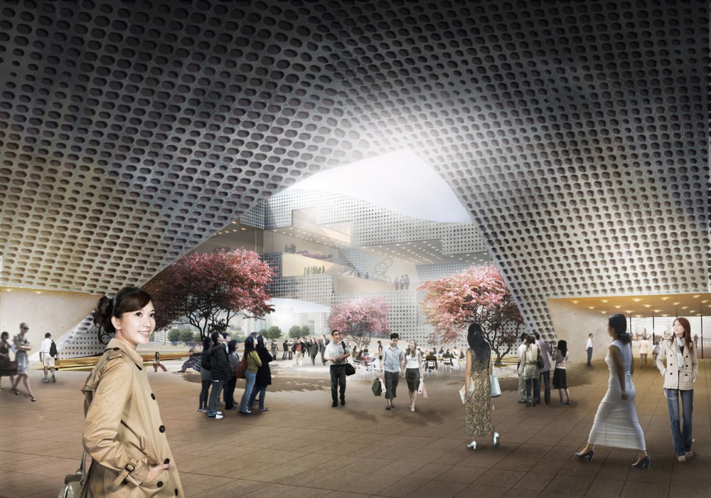 DQZ Cultural Center Proposal / Holm Architecture Office (HAO) + AI