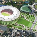 Finalists announced for Japan’s New National Stadium (12) Finalists announced for Japan’s New National Stadium (12) Mitsuru Man Senda and Environment Design Institute Entry No.37 - Courtesy of Japan Sport Council