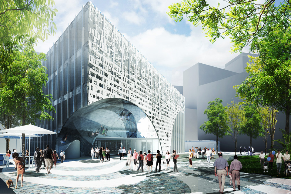 Green Square Library & Plaza Competition Entry / Bild + INDEX