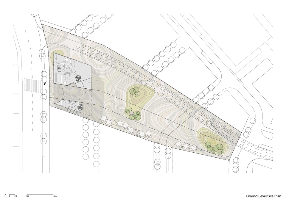 Green Square Library & Plaza Competition Entry / Bild + INDEX