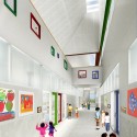 SOM breaks ground on New York's First Net Zero Energy School (4) SOM breaks ground on New York's First Net Zero Energy School (4) Lower Corridor © SOM