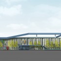 SOM breaks ground on New York's First Net Zero Energy School (6) SOM breaks ground on New York's First Net Zero Energy School (6) Elevation © SOM