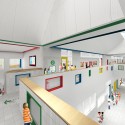 SOM breaks ground on New York's First Net Zero Energy School (3) SOM breaks ground on New York's First Net Zero Energy School (3) Upper Corridor © SOM