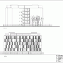 al4 _ 56 Social Housing VPO / Burgos & Garrido arquitectos Elevation 02
