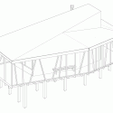 House In The Patagonia Fjords / Armando Montero + Samuel Bravo House In The Patagonia Fjords / Armando Montero + Samuel Bravo Isometric 01