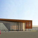 Riverbank High School / Darden Architects Elevation 01