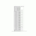 Housing in Taipei / Chin Architects Elevation 05