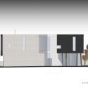 House 0605 / Simpraxis Architects North East Elevation 01
