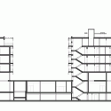 Social Housing at Boera Park / Peñín Architects Cross Section 01