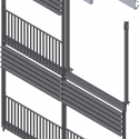 Social Housing at Boera Park / Peñín Architects Elevation Detail 01