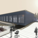 Swimming Pool in “Bola de Oro” Sports Centre / José Luis Rodríguez Gil Render 01