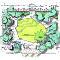 Perk Park / Thomas Balsley Asociates with Jim McKnight Perk Park / Thomas Balsley Asociates with Jim McKnight Sketch 01