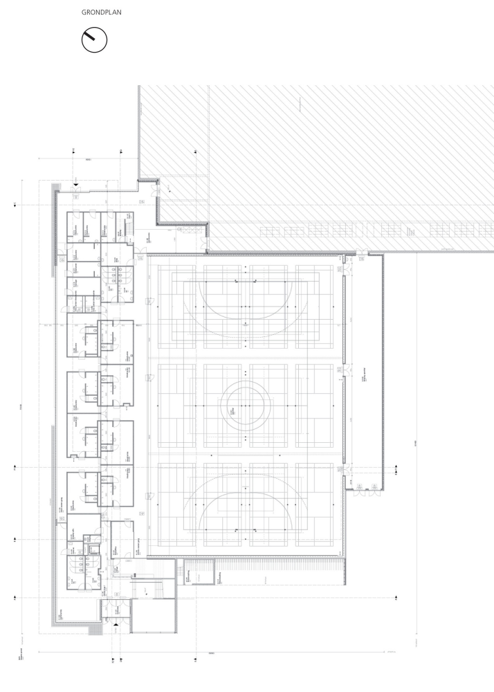 Sport Facilities De Warande in Wetteren / Venhoeven CS in collaboration with BURO II & ARCHI+I