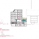 Trondheim Student Housing / MEK Architects Trondheim Student Housing / MEK Architects Section