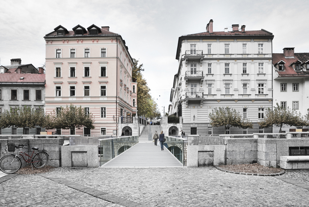 Footbridge in Ljubljana / Arhitektura d.o.o.